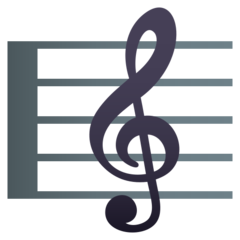 🎼 Treble Clef - Emojis Meaning